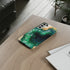 Green Geode in Watercolor - Impact Resistant Phone Case
